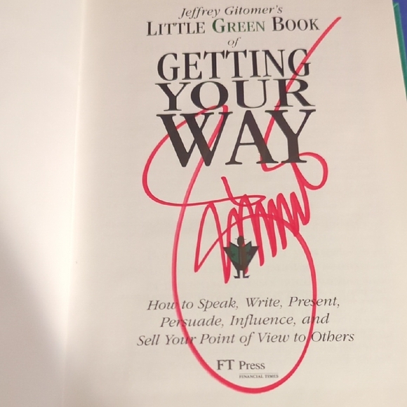 Little Green Book of Getting Your Way SIGNED by Author - Picture 6 of 9